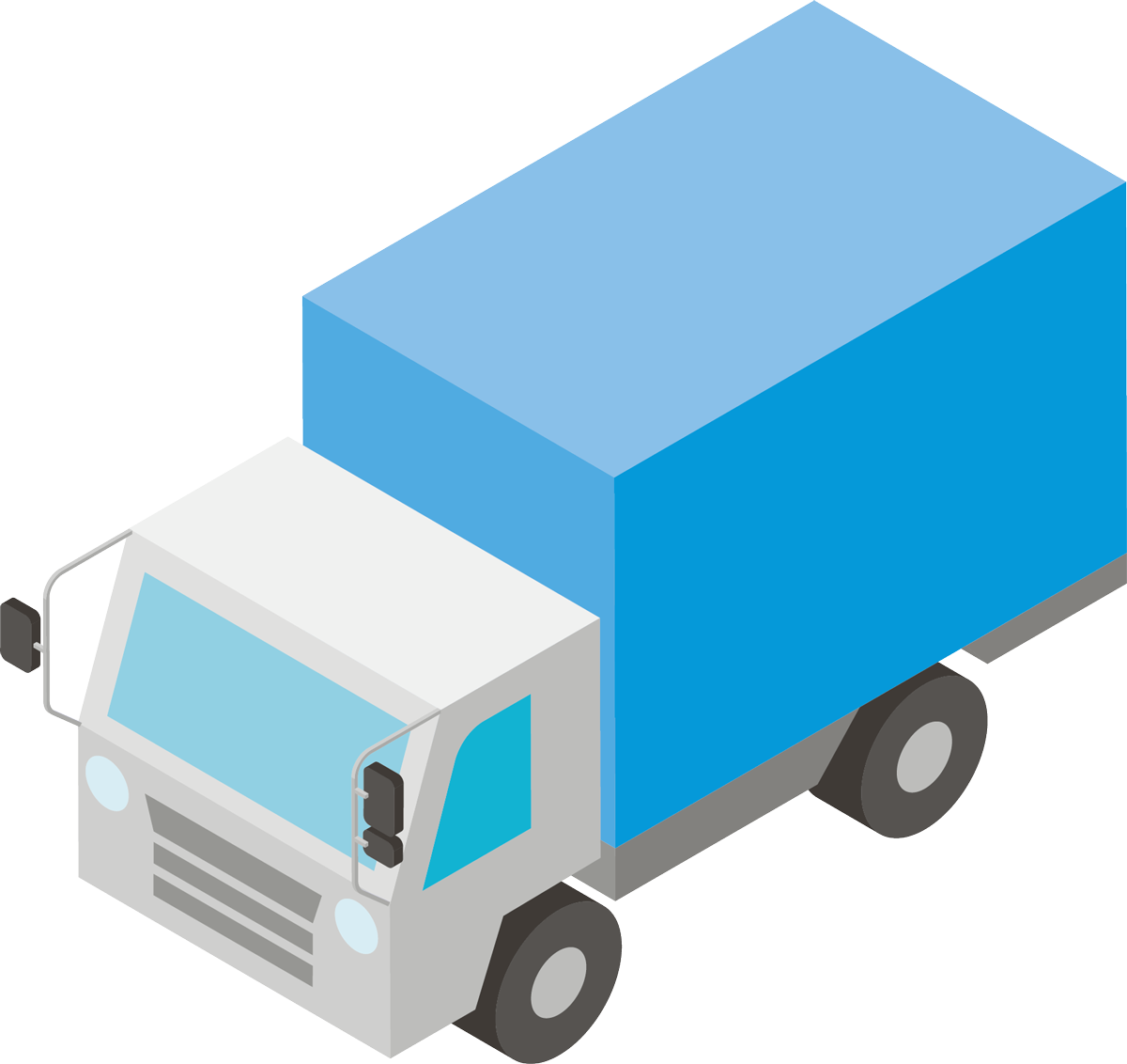 トラックのイラスト